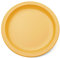Harfield 23cm Polycarbonate Narrow Rimmed Plate Yellow (Pack of 4)
