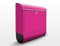 Briefkasten mit Zeitungsrolle Colour Pink 46cm x 39cm