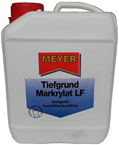 MEYER Tiefgrund Markrylat LF 5L - Lösemittelfreie Sicherheitsgrundierung, geruchsarm, festigend, schnelltrocknend.