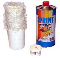 I.C.R SPA vetroresina ripara Kit Tex ml 0,750