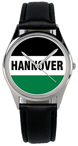 KIESENBERG Hannover Geschenk Artikel Idee Fan Uhr B-2807