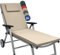Beautissu Loft RL Auflage für Gartenliege 200x60x5 cm Liegenauflage Polster UV-Beständige Sonnenliegen Auflagen mit Reißverschluss - Gartenmöbel Polsterauflagen Natur