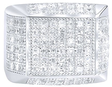 Sterling 925er Silber Pave Ring - ARTS - 11