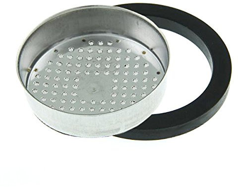 Brühkopfdichtung Siebträgerdichtung 8 mm und Duschensieb passend für die Bezzera E61 Brühgruppe