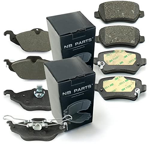 Bremsen/Bremsbeläge Bremsklötze vorne hinten für Opel Astra G Zafira A ohne ABS NB PARTS GERMANY 10045944