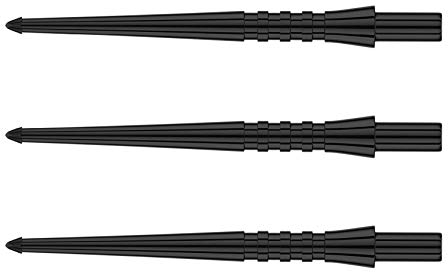 RED DRAGON Spezialisierte Dartpunkte - Raptor GT Dartpunkte Schwarz - 33 mm - 1 Satz pro Packung