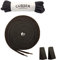 CUBSER Round Boot Laces (3 Pairs) 5mm Durable Shoelaces for Hiking, Walking, Outdoor and Work Boots + Bonus Shoelaces Holder (180cm, Black)