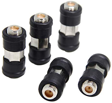 Coaxial Cable Extender, 5-Pack F Coax Coupler Barrel Connector Cable Extension for Outdoor TV Antenna Cable, RG6 Cable