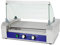 VERTES Hot Dog Maker in acciaio inox 1400W, macchina per hot dog con 7 rulli e 2 zone di riscaldamento, griglia professionale per salsicce, vassoio di sgocciolamento e temperatura di 50-250°C