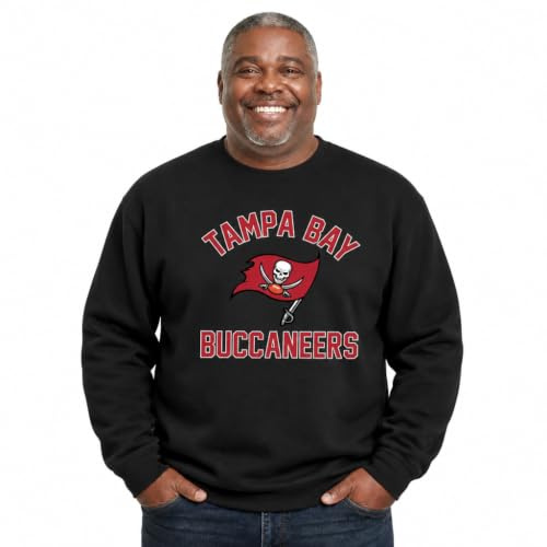 Team Fan Apparel NFL Adult Gameday Football Crewneck Sweatshirt - Cotton Blend - Stay warm, Comfortable & stylish on Game Day