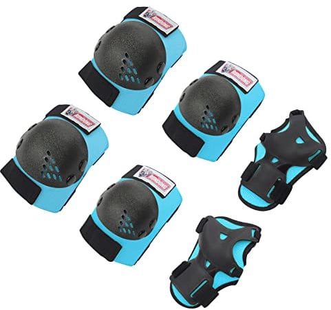 Kids Protective Gear Knee Pads Elbow Pads & Wrist Guards for Roller Skating | 3-in-1 Gear Set for Kids Ages 3–15, for Roller Skating, Inline Skating, Cycling, BMX, Skateboarding, and Scootering
