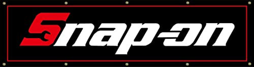 Snap-on Tools Banner Flagge, 90 x 150 cm Flaggen mit 10 Messingösen für Studentenwohnheim-Dekoration, Outdoor, Geschenk, Indoor, Garage, Zuhause, Haus