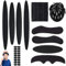 Fahrradhelm Polster Schaumstoffpolster Klettpunkte Kit, Universal Fahrradhelm Pads Ersatz Helm Polsterung Fahrradhelm Ersatzteile für Mtb Helm, Kinderhelm, Airsoft Helm, Motorradhelm