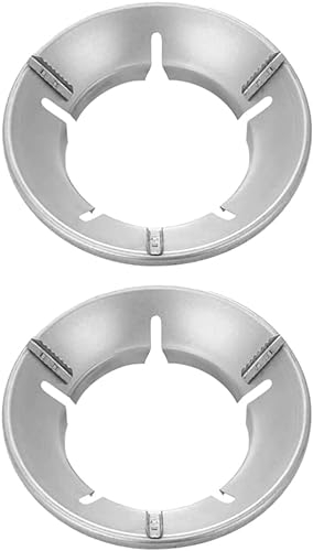 Universal Halterung für Gaskochfeld, Haltering für Wok, 2 Halteringe für Wok, Windschutzscheibe, Gasbrennerhalter, Topfuntersetzer für Herd, Topfhalter for w