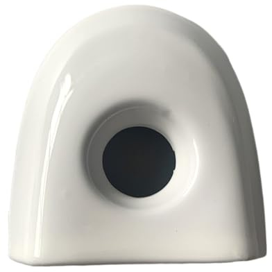 White Door Lock Cover with Key Hole Compatible with Nissan Juke & Micra Drivers 806441KK0D Car Accessories