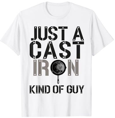 Cast Iron Pan Lover Frying Skillet Funny Cooking Chef T-Shirt