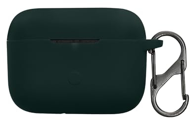 kwmobile Carcasa de Silicona Compatible con Marshall Motif II ANC - Funda para Cascos inalámbricos - Verde Oscuro