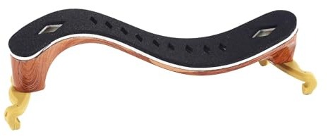Schulterstütze für Violine, 3/4-Geigen-Schulterstütze | Schulterstütze mit weicher Polsterung – bequemes und verstellbares Schulterpolster, Ersatzteile für Violine, Größen 3/4-4/4 und 1/4-1/2