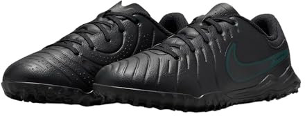 NIKE Boys Jr. Tiempo Legend 10 Academy Sneaker, Black Deep Jungle Black, 5.5 UK
