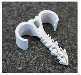 Spit - Cheville nylon double (bidon de 100) Ø 8x55mm Ø 16-20mm pour fixations de 2 gaines ou cables S-clip SPIT