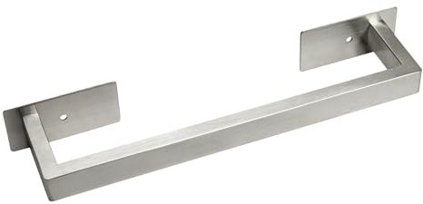 Adhesivo Fuerte Toalleros de Barra 31CM-XXINLOOY,Acero Inoxidable 304, Adhesivo,Impermeable Completo (Plata)