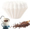 100 Stück Weiße Korbfilter Korbfiltertüten, Kaffeefilter Weiß 45/155mm Kleine Kaffeefilter Für 1–2 Tassen, Coffee Filter Paper Kaffeefilter Rund Filterpapier Für Café,Büro,Zuhause