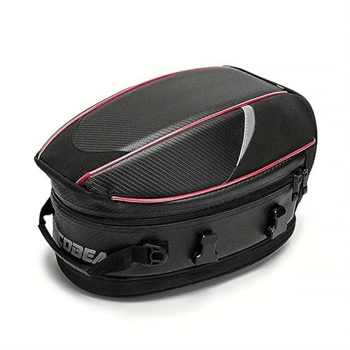 QQLADY Hecktasche Motorrad für BMW F800R F800S F800ST F800GT R1200S HP2, Motorrad Rücksitztasche, Wasserdicht Erweiterbar Sozius Gepäcktasche, Große Kapazität Motorrad Hecktasche Zubehör