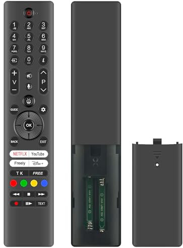 VINABTY RC45195T-V1 30120058 Replacement Voice Remote Control Fit For Panasonic 4K Ultra HD LED Smart TV TB-43W60AEY TB-50W60AEY TB-55W60AEY TB-65W60AEY TX-42MZ800B TX-55MZ800B TX-65MZ800B