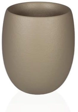 Campella - Maceta Orbis Lacada - Maceta Decorativa Interior - Tiestos Plantas - Macetas Redondas,Maceteros Interior y Exterior - Exclusiva,Elegante,Premium,Maceteros Altos (Gris Calido, Grande)