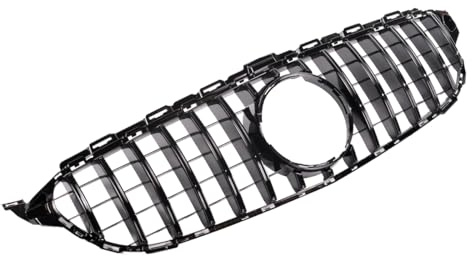 DM Autoteile 3-2739 Kühlergrill Schwarz kompatibel für W205 S205 C205 A205 Panamericana GT 14-18