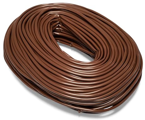 Brown Sleeving Cable Protection, Electrical PVC Flexible Wire Tubing (4mm - 3 metres)