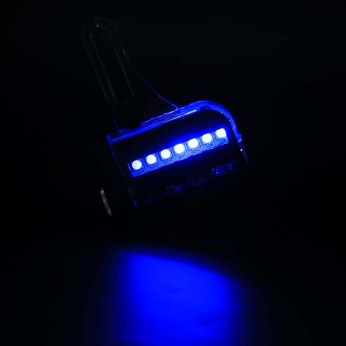 Yechiry Mountainbike 14 LED RGB-Speichenlicht für Full-Size-Modelle mit Stahldraht, Energiesparend, Wasserdicht, Geeignet für Mountainbikes mit Scheibenbremse und V-Bremse