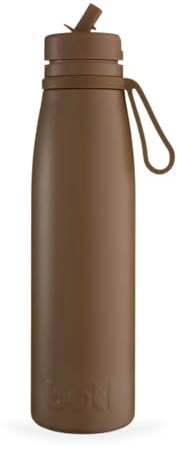 onegreenbottle EVOLUTION Stainless Steel Bottle, Triple-Walled Isothermal Insulated Water Bottle - Leakproof Bottle for Hot and Cold Drinks (Cacao)