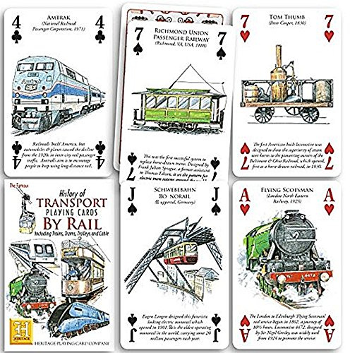 History of Transport by Rail Playing Cards