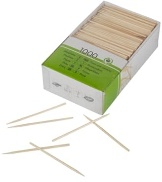 PAPSTAR 1 Karton = 10x1000 Allespicker 6,8 cm einseitig spitz 12733