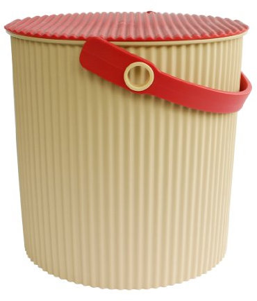 Hachiman Cubo L Omnioutil – Apto para alimentos (probado) ✔ Libre de toxinas y plastificantes ✔ Resistente a heladas hasta -20 °C / Resistente al calor hasta 120 °C ✔ Asiento estable hasta 150 kg de altura 26,5 cm (cafe au lait)