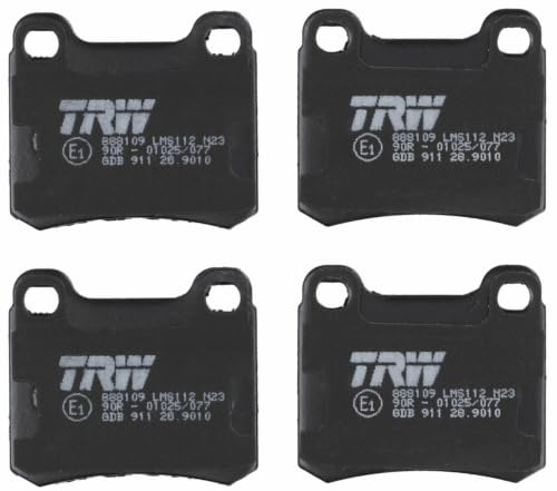 TRW GDB911 Bremsbelagsatz, Scheibenbremse | Kompatibel mit: MERCEDES-BENZ 124 Coupe, 124 Stufenheck, 124 T-Model, 190, C-CLASS, C-CLASS T-Model, E-CLASS, E-CLASS Coupe