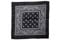 shenky 12er Pack Bandana Kopftuch Bikertuch Halstuch Paisley Muster Hunde Tuch Tücher schwarz apfelgrün rot weiß 100% Baumwolle (schwarz)