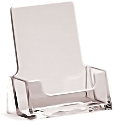 Taymar VBC56 support de carte de visite portrait Lot de 2 transparent