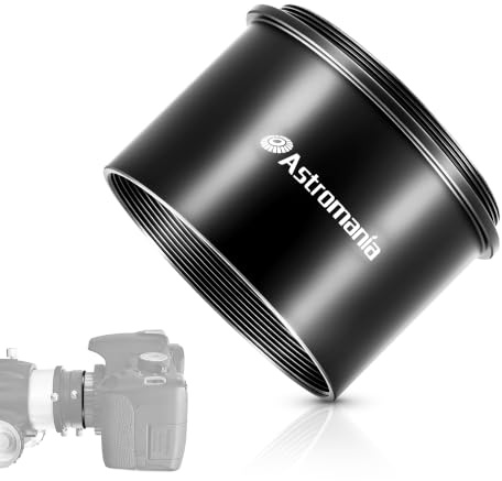 Astromania Teleskop-Kamera-Adapter, 5,1 cm auf M48 x 0,75 Außengewinde | Aluminium-Teleskop-Zubehör, passend für 5,1 cm Teleskopokular und Astronomie-Teleskop, konvertiert Gewinde in