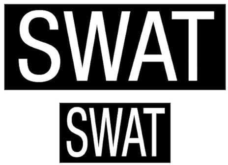 Patch Swat 2er Set schwarz