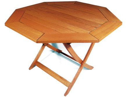 MERXX Garten-Klapptisch aus Holz, Durchmesser 110 cm