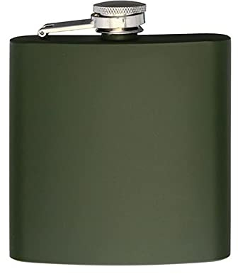 Flasque inox Vert 6 oz