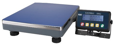 G&G PSE150, 150kg/20g Personenwaage, Edelstahl, Blau, LCD Display, Tara-Funktion, Automatische Ausschaltfunktion