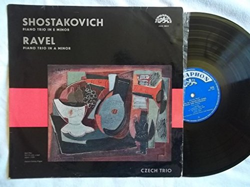 SUA 10019 CZECH TRIO Shostakovich / Ravel Piano Trios vinyl LP