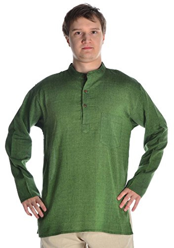HEMAD Herren Hemd Fischerhemd S-XXXL Reine Baumwolle