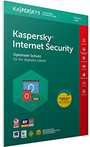Kaspersky Internet Security 2018 Standard | 3 Geräte | 1 Jahr | Windows/Mac/Android | Download