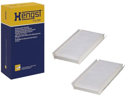 HENGST - Innenraumfilter E3991LI-2 - Luftfilter für den Innenraum mit Pollenfilter - Filtert Staub & Pollen für Allergiker - Für saubere Luft im KFZ - Automotive Zubehör für Fahrzeuge