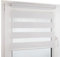 Deco4Me Doppelrollo Klemmfix ohne Bohren (100 x 200 cm, Weiß) - Duo Rollo lichtdurchlässig - blickdichte Rollos für Fenster ohne Bohren - Klemmrollo, Fensterrollo, Innenrollo (Stoffbreite 96 cm)