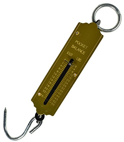 Luggage/Fishing Pocket Spring Balance Weighing Measuring Scales Max 25 kgs